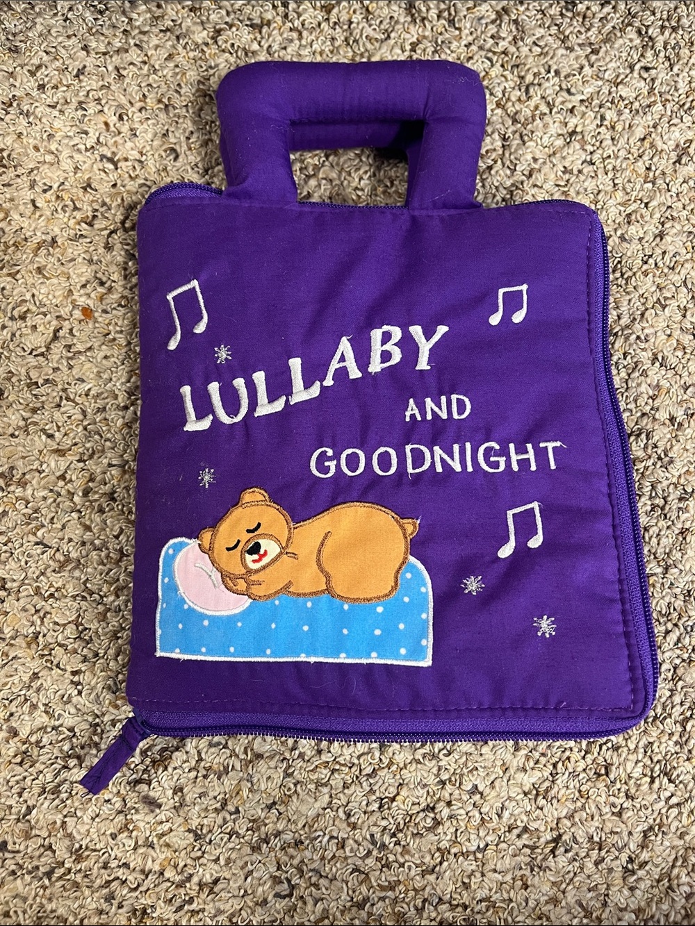 Pockets of Learning “Lullaby and Goodnight” Soft Fabric Book Tote